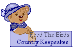 Country Keepsakes Feed the birds bears, 01/03/03